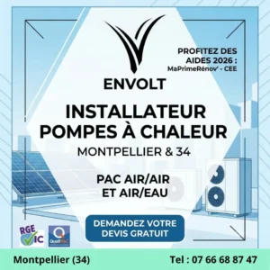 Installation de Pompe à chaleur à Montpellier (34)