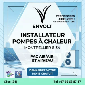 Pompe à chaleur ou chaudière gaz à Sète (34)