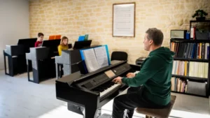 Cours de piano pour enfants en stage musique été Montpellier au sein de Music Group Academy
