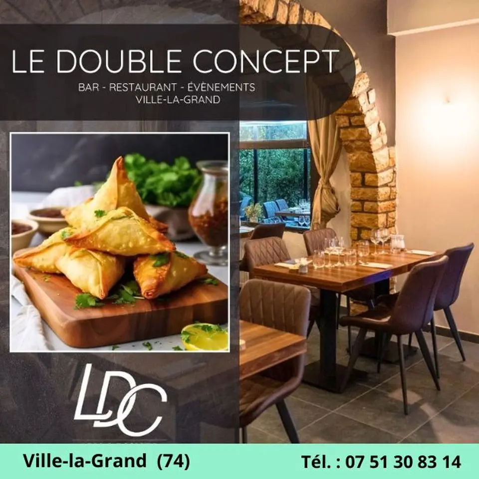 photo de bar restaurant ville la grand 74