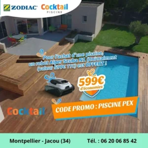 offre sur la contruction de piscine à Montpellier avec Cocktail Piscine