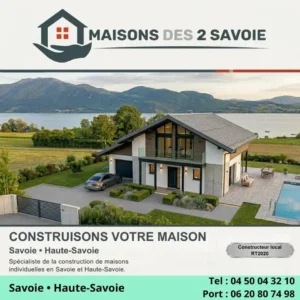 Maisons des 2 Savoie constructeur de maisons individuelles en Savoie et Haute-Savoie entre lacs et montagnes
