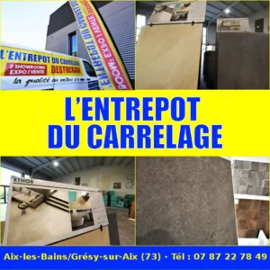 photo de l entrepot du carrelage aix les bains 73