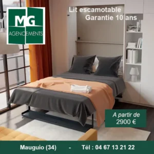 photo de placard lit escamotable montpellier 34