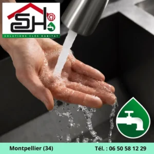 photo de pose dadoucisseur deau a montpellier 34