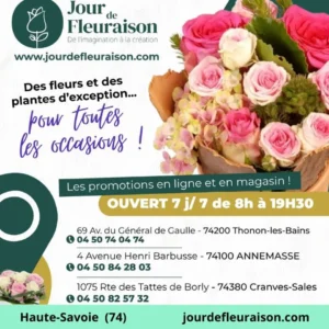 photo de promotions fleuriste annemasse 74 livraison