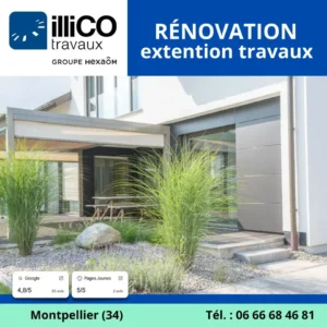 photo de renovation extension travaux montpellier 34 illico