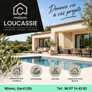 Entreprise de rénovation globale Maison Loucassie à Nîmes dans le Gard 30