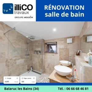 photo de renovation salle de bain balaruc les bains 34