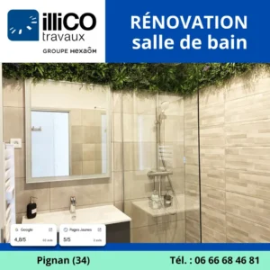 photo de renovation salle de bain pignan 34