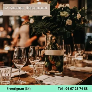 Table du restaurant Le Barnier à Frontignan